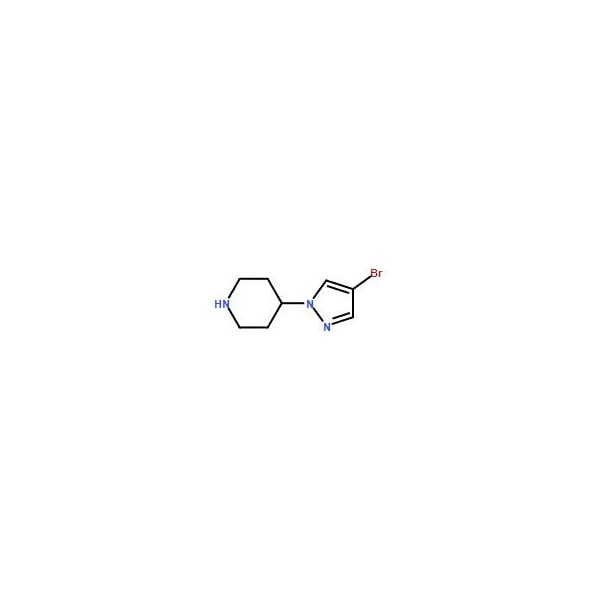 Ak Scientific 4-(4-Bromo-1H-pyrazol-1-yl)piperidine (250mg), CAS 877399-60-5 2478AJ-250mg - main