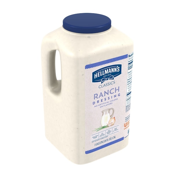 Hellmanns Classics Ranch Salad Dressing Jug, 1 Gallon 25711 - main