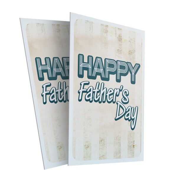 Signmission Father's Day, Plastic Signs Only 24 Inch x 36 Inch, Corrugated Plastic, 2PK CSB-2436-2PACK-30375 - main