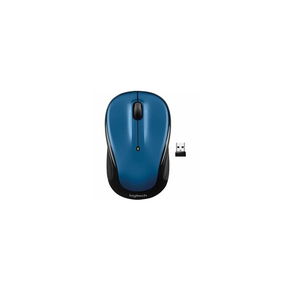 Logitech Mouse, Optical, Wireless, Radio Frequency, Blue, USB, 5 Button(s) 910-006829 - main