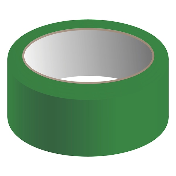 Nmc Tape, Hazard, Green, 3"x36 Yd T238 - main