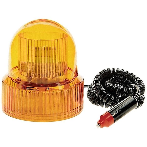 Pm Company 772 Flashing Beacon Light, 9 to 16 V, LED Lamp, Amber Lens, 90 fpm Flash Rate V772A - main