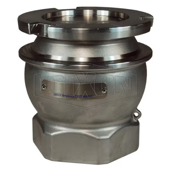 Dixon Mann-Tek by Mann Tek Dry Disconnect Adapter Tank Unit with FKM FPM Seals, 4 in Nominal, Domestic DDA400SS - main