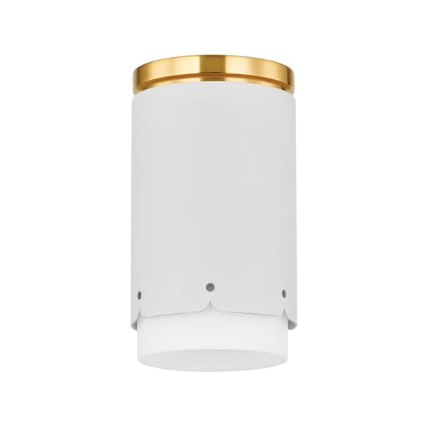 Mitzi Asa 1 Light Flush Mount 32 In. Aged Brass/Soft White H870501-AGB/SWH - main