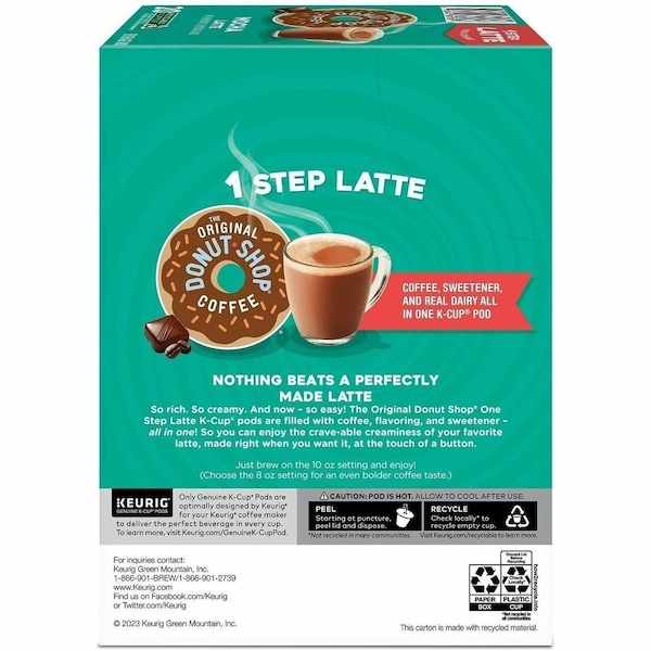 The Original Donut Shop Coffee, Mocha, Pod, Caffeinated, Ground, 14.6 oz, 20 PK DIE8179 - main
