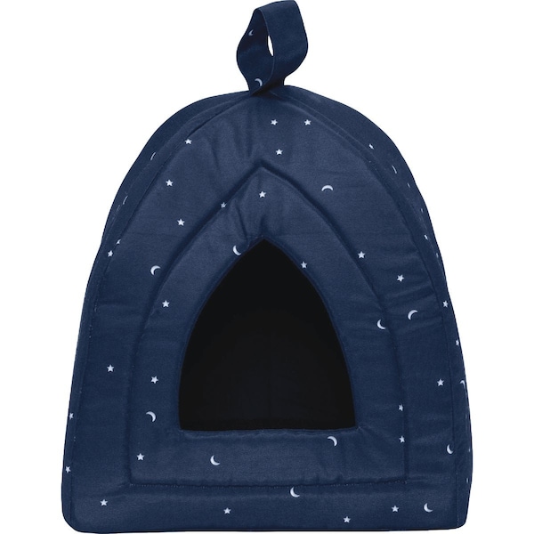 Furhaven Small Night Sky Print Tent Dog Bed 92207150 - main