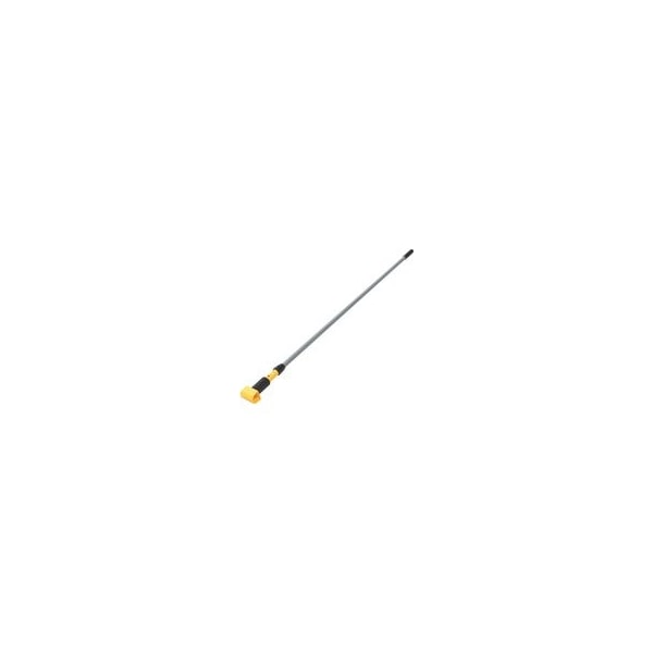 Rubbermaid Commercial Gripper 54in Aluminum Mop Handle, 54in Length, Yellow, Gray, Aluminum H226 - main