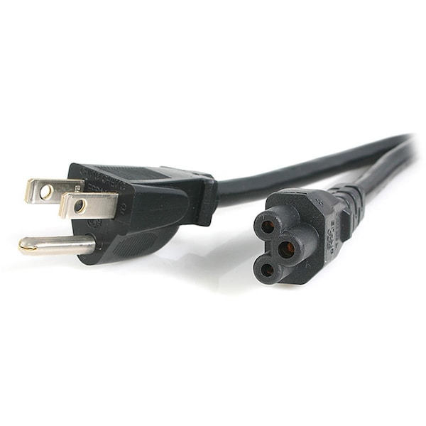 Dynamicfunction StarTech Cable 10feet Standard Laptop Power Cord NEMA 5-15P to C5 Retail DY37953 - main