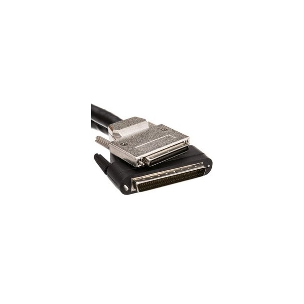 Cable Wholesale SCSI III Cable, VHDCI 68 (0.8mm) Male to HPDB68 (Half Pitch DB68) Male, Offset Orientation, 6 foot 10N3-01106 - main