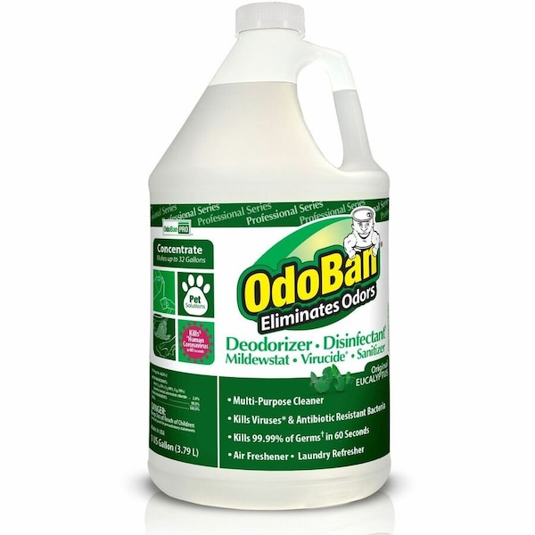 Clean Control OdoBan, CONCENTRATED ODOR ELIMINATOR, EUCALYPTUS, 1 GAL BOTTLE, 4PK 911062G4 - main