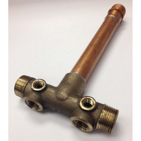 Simmons 709SB Tank Cross, 3/4 x 1 in Female x Male, 400 psi, Copper/Silicone Bronze 709SB - main