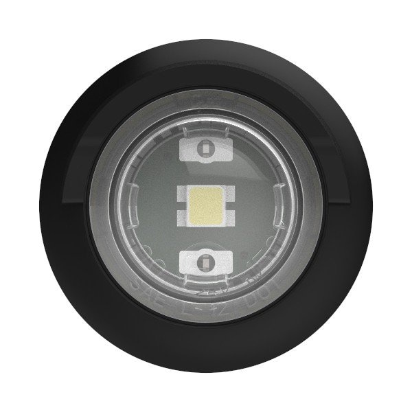 Grote Lighting MicroNova Multi-Volt LED License Light, 9-32V, Clear Lens, Black Housing, 60721 - main