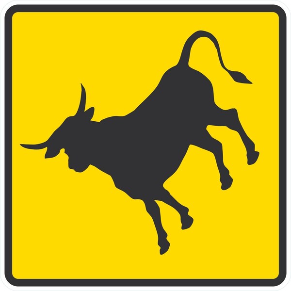 Lyle Bull Graphic, 24x24, Engineer Grade, Yellow G-12811-EG_24x24 - main