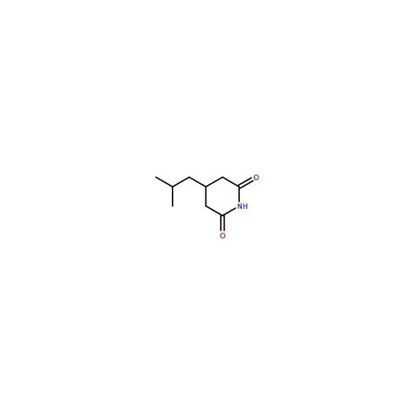 Ak Scientific 4-(2-Methylpropyl)piperidine-2, 6-dione (5g), CAS 916982-10-0 X3455-5g - main