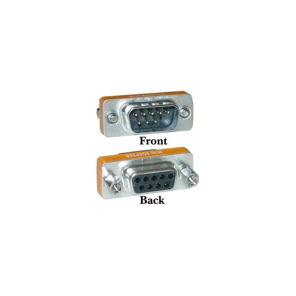 Cable Wholesale Mini Null Modem Adapter, DB9 Male to DB9 Female 31D1-28200 - main