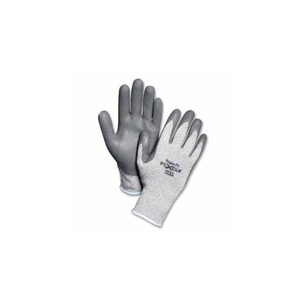 Honeywell PF570 Pure Fit, 13-ga Nitrile Coated Palm/Fingertips Cut-Resistant Gloves, Small, Gray 582-PF570-S - main