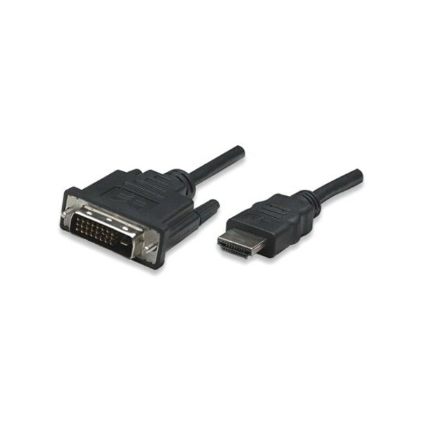 Manhattan 3 Hdmi To Dvi-D 24+1 Cable 322782 - main