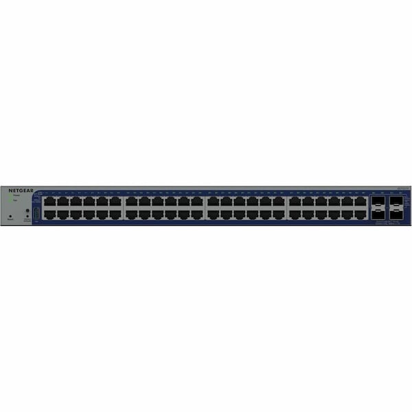 Netgear 48P GE SMART SWTH W/10G SFP+ GS752TX300NAS - main