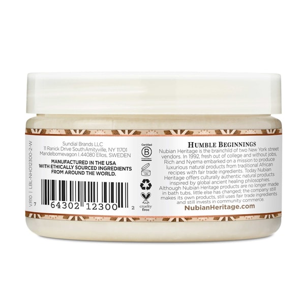 Nubian Heritage Infused Raw Shea Butter, 4 Ounce, 12PK 67612750 - main