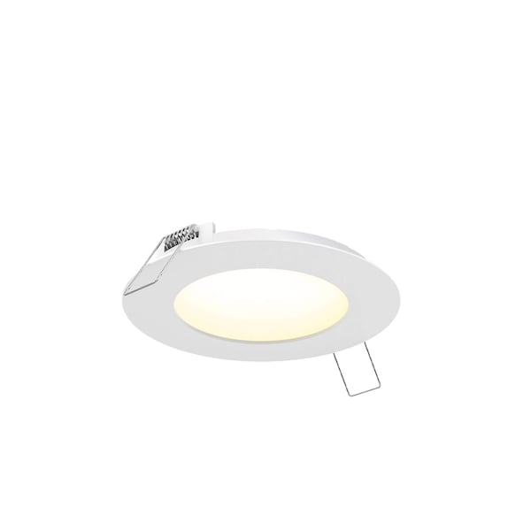 Dals Lighting Excel 6'' Round 5CCT Fire Rated LED Recessed Panel in White 5006-FR-CC-WH - main