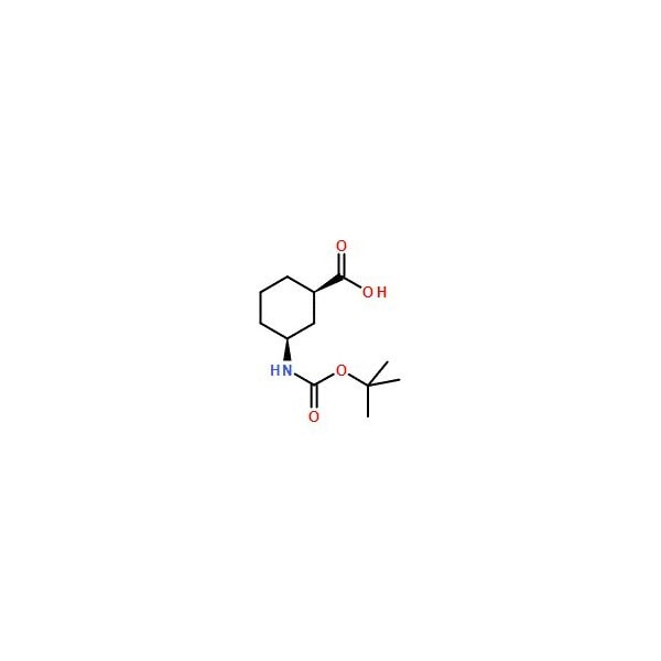 Ak Scientific Cis-(+/-)-3-(BOC-amino)cyclohexanecarboxylic acid (5g), CAS 222530-33-8 V4471-5g - main