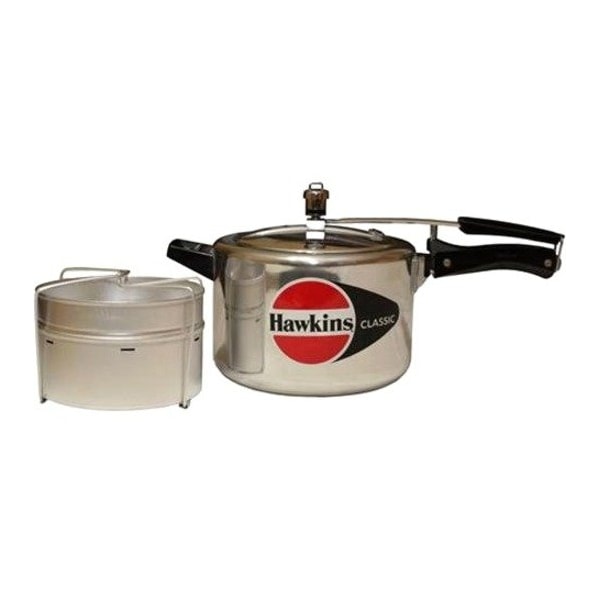 Hawkins B21 Classic Aluminum Pressure Cooker with Separator - 5 Litres B21 - main