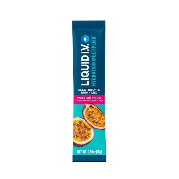 Liquid I.V. Passion Fruit Hydration Multiplier Electrolyte Drink Mix, 0.56 Ounce, 96PK LVS-8005 - main