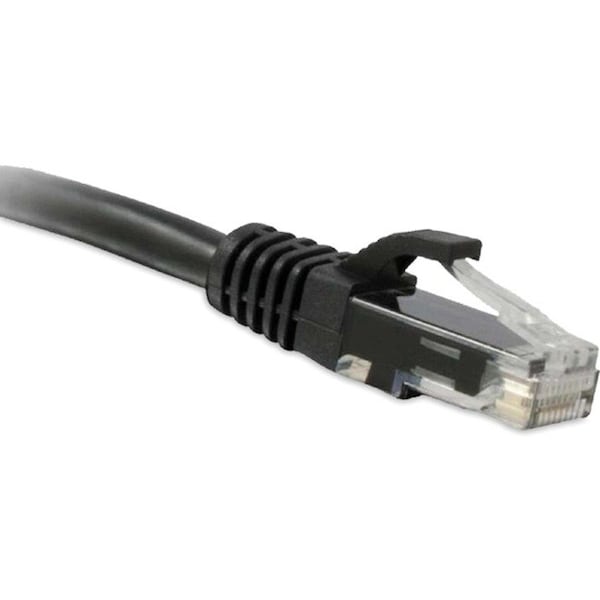 Enet CAT6 BOOTED SNAGLESS 3FT BLACK TAA COMP C6-BK-3-ENT - main