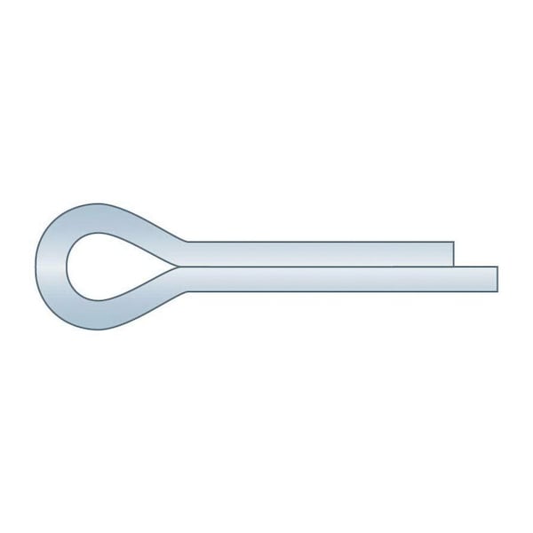 Huyett Cotter Pin, Zinc Plated Carbon Steel, 0.188 in Dia x 6.000 in Effective Length CP-187-6000 - main