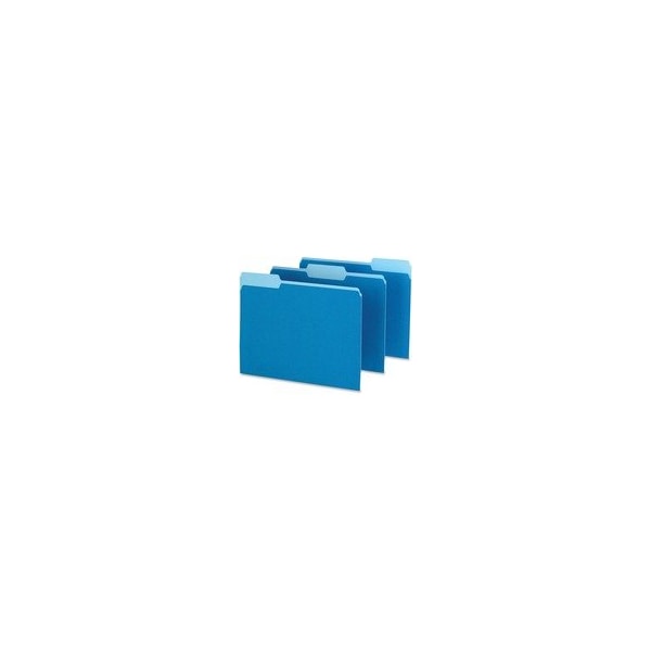 Pendaflex FOLDER, FILE, LTR, 1/3, BE/LTBE, 100PK 15213BLU - main