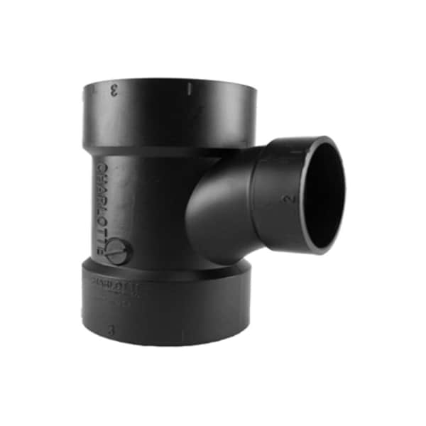 Charlotte Pipe And Foundry 4x4x3 HxHxH San Tee ABS 00401 2000HA - main