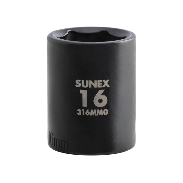 Sunex 3/8 in Drive 16Mm Magnetic Impact Socket 316MMG - main