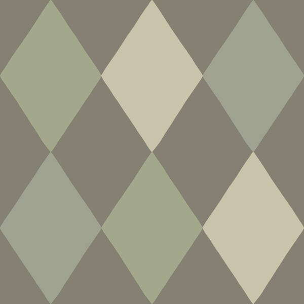 A-Street Prints Kalas Olive Diamond Wallpaper 4111-63028 - main