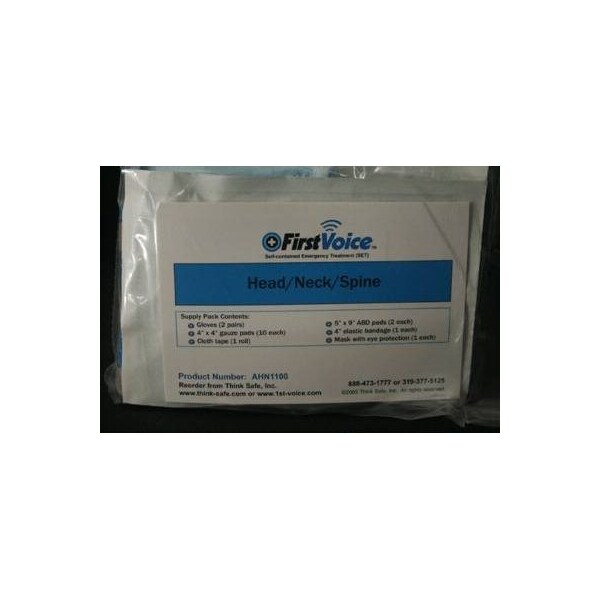 First Voice Head/Neck/Spine Replacement Pack AHN1100 - main