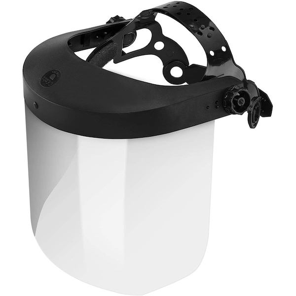 Neiko Safety Face Shield with Clear Polycarbonate Visor, Adjustable Head Straps, Universal Fit 53819A - main