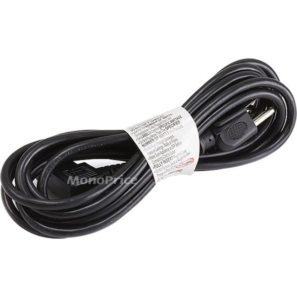 Monoprice Right Angle Power Cord - NEMA 5-15P to Right Angle IEC 60320 C13_ 18AW 7677 - main