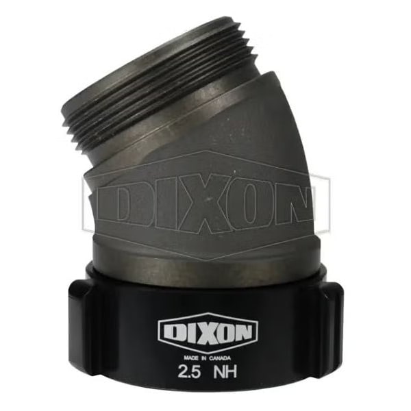 Dixon The Right Connection Angle And Suction Elbow, 2-1/2 in, MNST x FNST, Aluminum, Domestic N5430-25F25F - main
