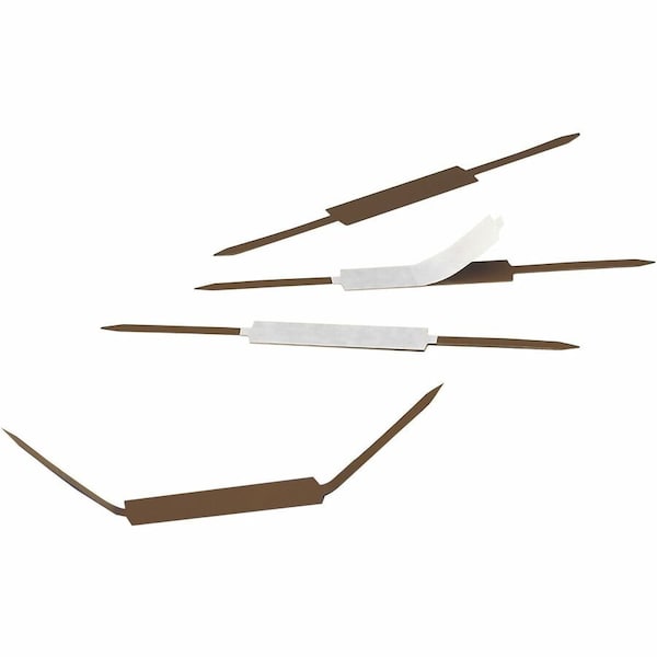 Smead STANDARD SELF-ADHESIVE FASTENERS, 2in CAPACITY, 2.75in CENTER TO CENTER, BROWN, 100PK 68220 - main