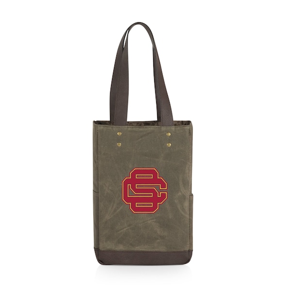 Picnic Time Family Of Brands NCAA USC Trojans Alternate 2 Bottle Insulated Wine Bag 536-02-140-098-0 - main