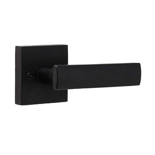 Weslock Utica Lever Half Dummy Lock Matte Black Finish 0070532--0020 - main