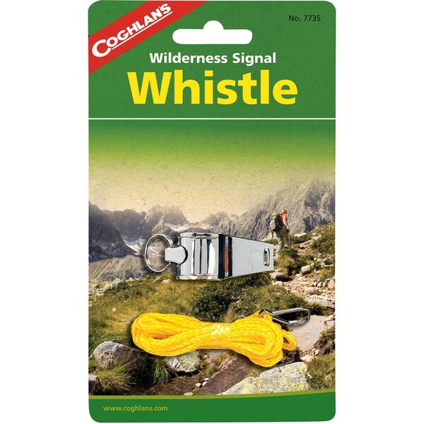Coghlans Coghlan's Wilderness Signal Silver Whistle 6.750 in. H X 4.000 in. W X 0.875 in. L 1 pk 7735 - main