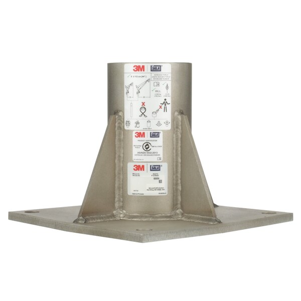 3M Dbi-Sala Davit Base, Stainless Steel, 12 in W 8000096 - main
