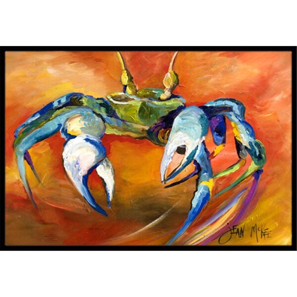 Carolines Treasures JMK1110JMAT Blue Crab Indoor & Outdoor Mat, 24 x 36 in. JMK1110JMAT - main