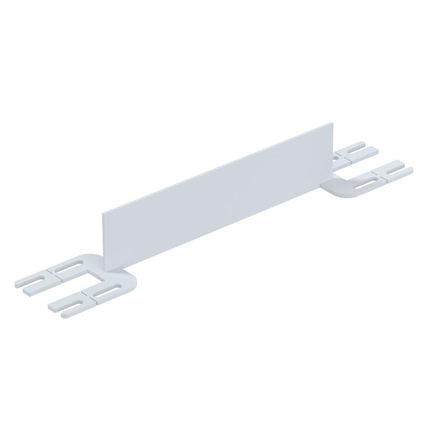 Vestil TOEBOARD FOR PIPE SAFETY RAILING 24 INCHES WHITE VDKR-2-TB-WT - main