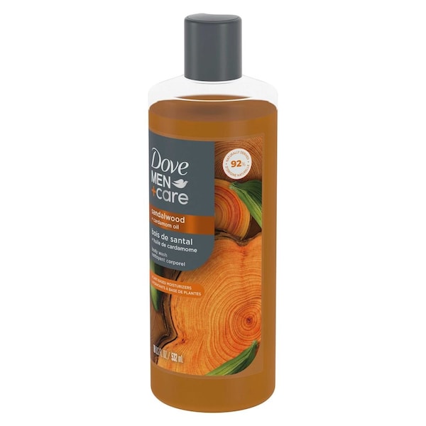 Dove Men+Care Sandalwood Plus Cardamom Oil Body Wash, 18 Ounce, 4PK 64771819 - main