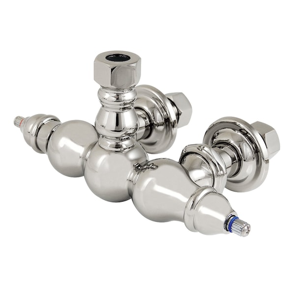 Kingston Brass 3-3/8 inch Wall Mount Faucet Body, Polished Nickel ABT770-6 - main