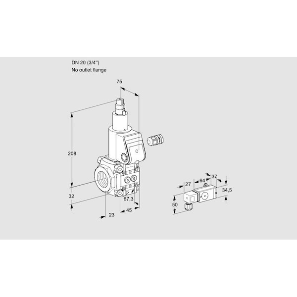 Honeywell Kromschroder VAS120/-R/LW KS88014950 - main
