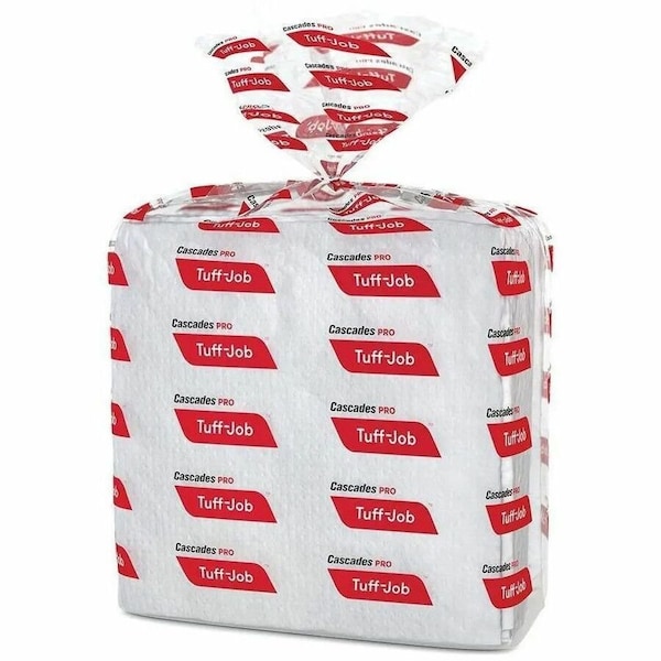 Cascades Pro Tuff-Job S300 Airlaid Wipers, 12 x 13, White, 50 Wipers, PK16 W300 - main