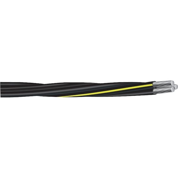 Southwire Building Wire, Aluminum, 2 AWG, 3C, Yellow, 500 ft 538-4800J - main
