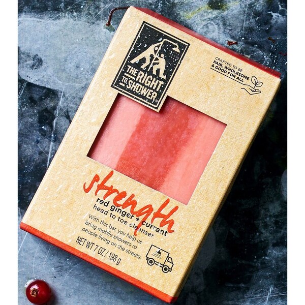 The Right To Shower Strength Red Ginger and Currant Bar Soap, 7 Ounce, 3 count, 12PK 67723708 - main